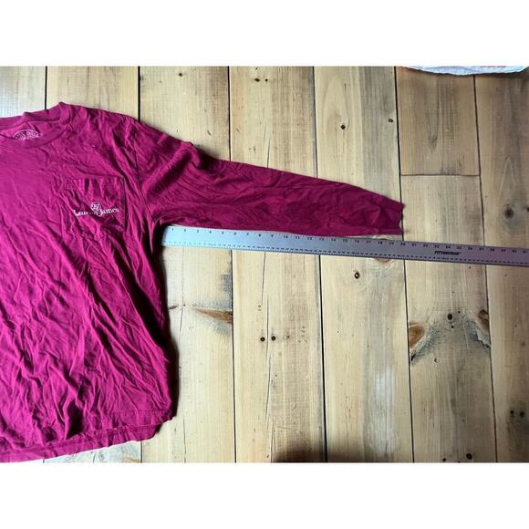 Lauren James Womens Long Sleeve Pocket T Shirt. Dog Water Boat USA. Small - Picture 6 of 8